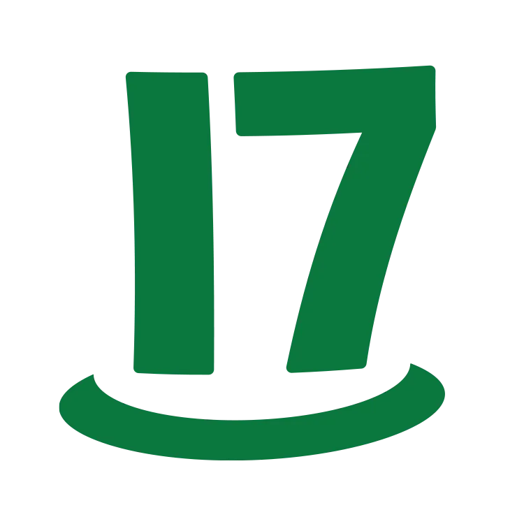 17 hats logo